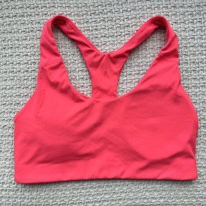 Old Navy | Medium Support PowerSoft Racerback Sports Bra — Hot Pink